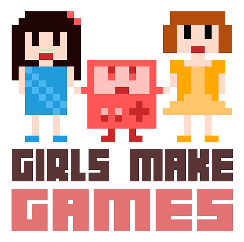 Girls Make Games logo